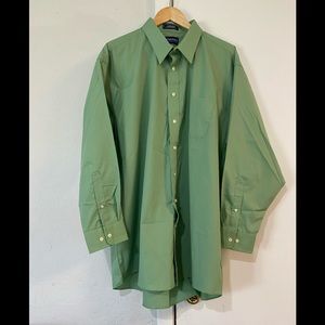 Mens Stafford green long sleeve